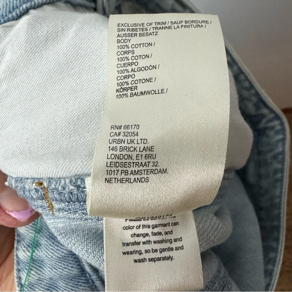 Anthropologie The Kenna Mid-Rise Heritage Barrel Jeans by Pilcro size 27 - Picture 7 of 8